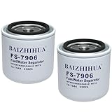 2 Pcs BAIZHIHUA 18-7944 Fuel Water Separator Filter Fits Marine Sierra Outboard Replaces Mercury