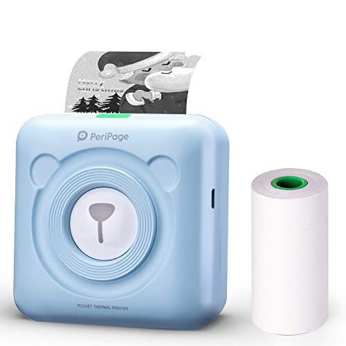 Super Brands 300DPI Pocket Mini Printer, MUNBYN Portable Photo Printer Bluetooth Receipt Thermal Printer Compatible for Android iOS Windows for Craft Home Office Students Scrapbook Super Brands 300DPI Pocket Mini Printer, MUNBYN Portable Photo Printer Bluetooth Receipt Thermal Printer Compatible for Android iOS Windows for Craft Home Office Students Scrapbook