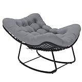 FACILE MONTAGGIO E MANUTENZIONE: Include istruzioni dettagliate per un montaggio semplice e veloce. Il tessuto resistente all'usura e la superficie in rattan sono facili da pulire, mantenendo il tuo spazio relax sempre accogliente e ben curato con il minimo sforzo.