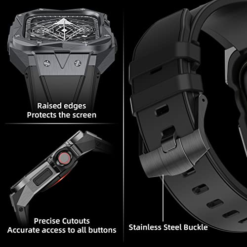 Mod kit Apple Watch métal antichoc pour protéger votre iwatch 45mm - 5