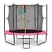 Klarfit Rocketgirl 250 Cama elástica trampolin con Red de Seguridad (Superficie Base...