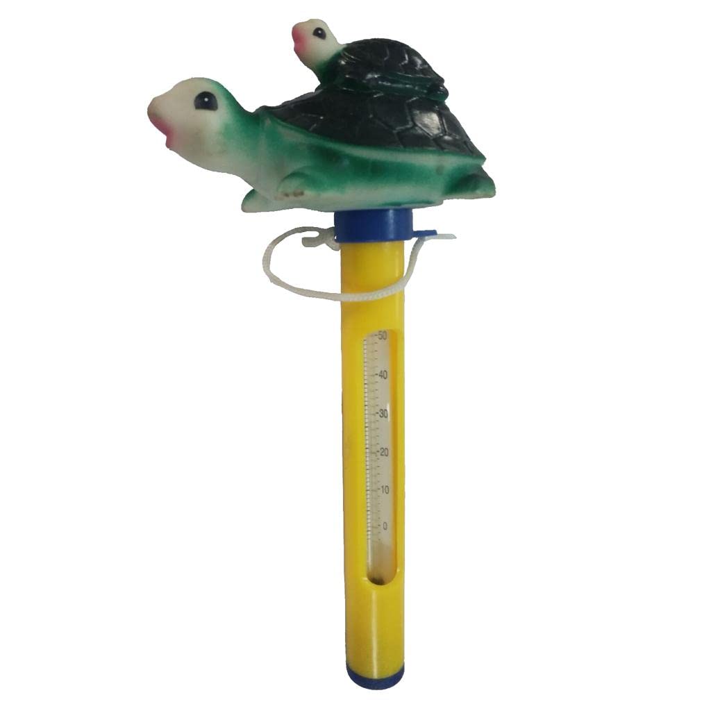 misppro New Floating Pond Thermometer Swimming Pool Temperature Monitor - Tortoise
