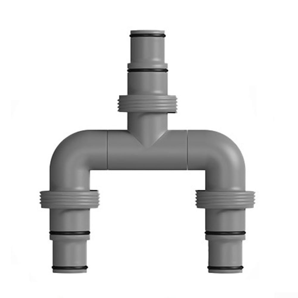 Oniissy Pool Hose T Connector 38mm 32mm Swimming Pool Equipment Adapter 3 Way Connection Pipe Fittings for Filter Pump Sand System(C)