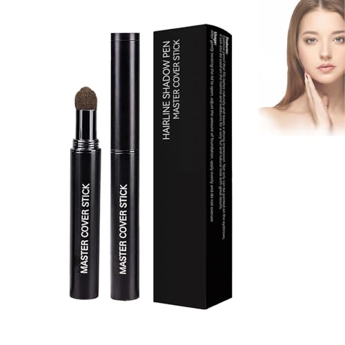 Eazerom 15 Hair Dye Stick,Barra de Color para las Canas y Raíces,Temporary Hair Dye Stick,Hair Color Touch Up Cover Root cream,para Cubrir la Raíz del Cabello gris,Retoque del Cabello,05#Soft Brown