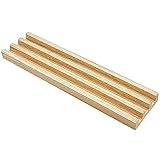 Vaguelly Holz Domino Halter Mit Rutschfestem Boden Geneigtes Tablett Für...