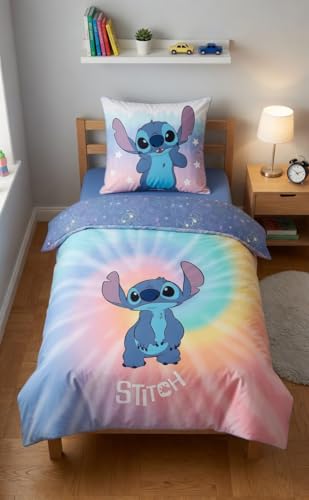 Stitch Bettwäsche Tie-Dye 135x200+80x80 Baumwoll-Mischgewebe