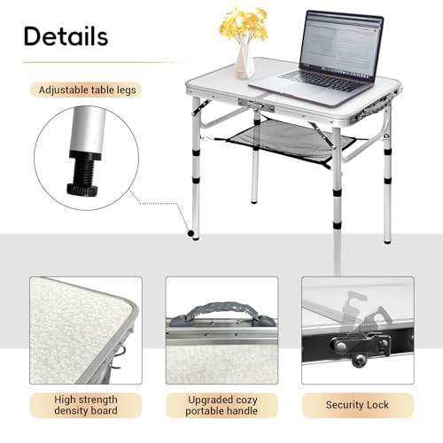 Small-Camping-Table-2Ft-Folding-Table-3-Adjustable-Height-Portable-Lightweight-Table-Aluminum-Fold-Up-Dining-Table-for-PicnicBeach-BBQCooking-Bed-Working-Outdoor-Indoor