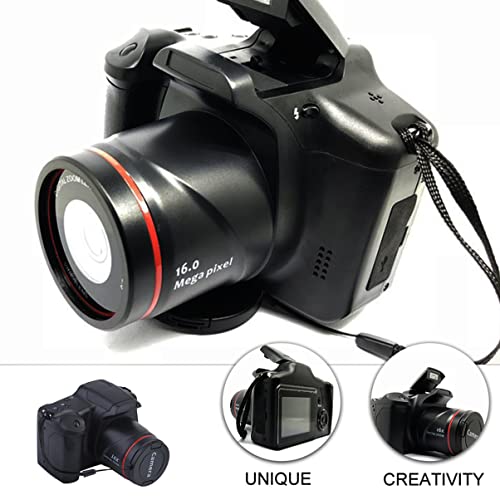SOLUSTRE Câmeras Câmera Digital Portátil Zoom 16x Filmadora de Vídeo Fotografia Teleobjetiva Câmera