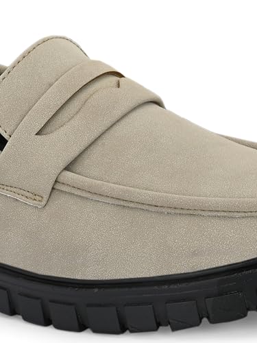 Image of KASTAVA KS 105 Ultra Comfort Breathable Cushioned Insole Slip-On | Lightweight Everyday Casual Loafers for Men