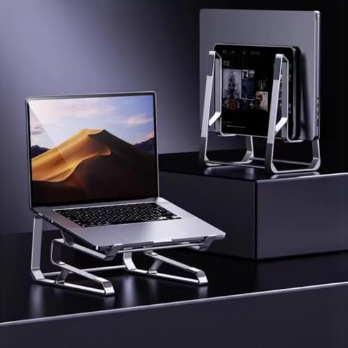 Laptop Riser 17 Inch Laptop Stand Organizer - Aluminum Riser for 13-17.5 inch Laptops ...