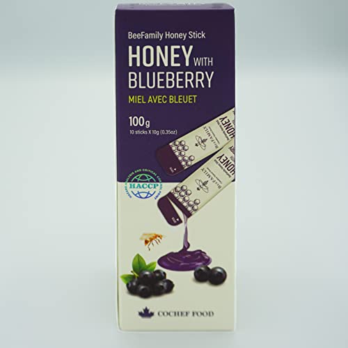 BeeFamily Blueberry Honey Stick 100g miniatura 1