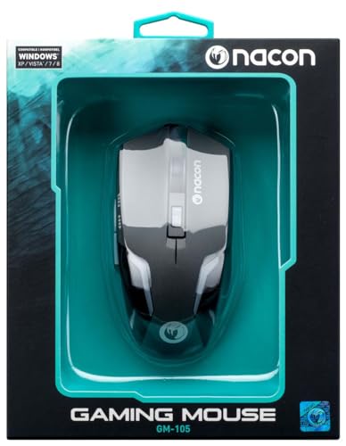 Nacon - Ratón Gaming Pcgm-105 Con Luz Azul, 6 Botones, 800 A 2400 Dpi, Usb Plug Play, 1.5 M Pc Nacon - Ratón Gaming Pcgm-105 Con Luz Azul, 6 Botones, 800 A 2400 Dpi, Usb Plug Play, 1.5 M Pc