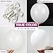 Bezente White Balloons Latex Party Balloons, 100 Pack 12 inch Round Helium Balloons for Valentines Day Wedding Birthday Engagement Bridal Shower Party Backdrop Decorations