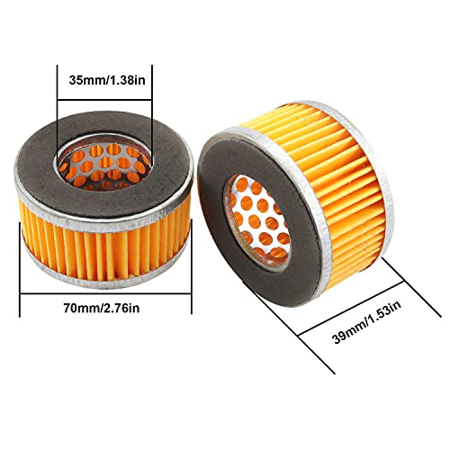 Zzhxsm ACIPFE-2 Pcs Replacement Compressor Air Filter Element Air Compressor Intake Paper Filter Elements thumb #1