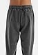 Dagi Men’s Smoke Regular Waist Double Leg Ribbed Washed Tracksuit, Smoke,XL