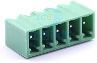 10 Pcs 3.81mm Row Number: 1 Pin: 5 Straight pin pluggable Terminal P=3.81mm Board end/Socket-Closed 3.81mm DB2EVC-3.81-5P-GN