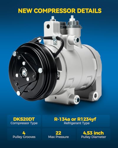 Image of PHILTOP YCC371 NEW AC Compressor for F-150 2015-2017 5.0L