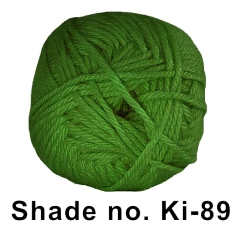 Image of VCR Hunter Green Yarn, 100 Grams Hank, 190 Meters Length, Acrylic Ball for Crochet and Knitting, Soft Crosia Threads, Pack of 1 Yarn, Suitable for DIY Crafts