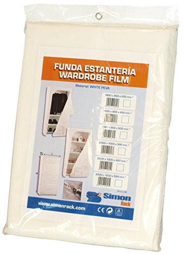 Simonrack Wardrobe Cover Shelf, White, 2000 X 1000 X 500 Mm #TOP5