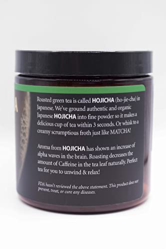 Organic Authentic Hojicha from Japan in Powder form 30g Organic Authentic Hojicha from Japan in Powder form 30g
