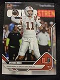 2025 CARSON BECK MIAMI ROOKIE CARD DEBUT FOOTBALL CARD 4 TOUCHDOWN GAME