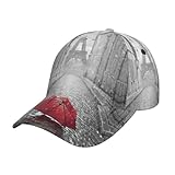 Uusnwaa Verstellbare Baseballkappe mit Eiffelturm, Paris, Sonnenschirm, für Lauftraining und Outdoor-Aktivitäten, alle Jahreszeiten, Einheitsgröße für Erwachsene