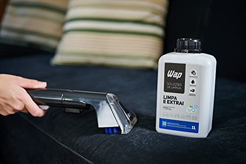 WAP Detergente Limpador Para Extratoras Limpa E Extrai 5L Com Fragrância E Sem Espuma Branco E Azul