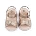 Baby Shoes Fashion Soft Soled Toddler Shoes Breathable Hollow Baby Sandals Boys Locker Slides (Gold, 6 Toddler)