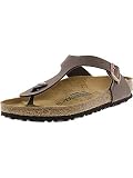 Damen-Sandale Gizeh Birkibuc in Mokka von Birkenstock