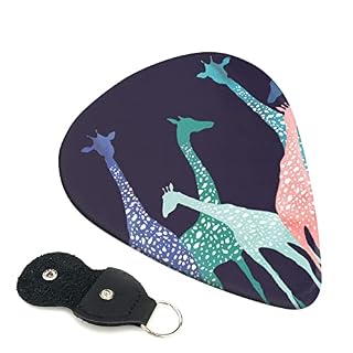 ASDTEHCY Lot de 6 médiators en celluloïd, colorés, pour les amateurs de girafe, fins, moyens et lourds pour guitares… - Les Beatles, Paul McCartney, John Lennon, RIngo Starr, George Harrison