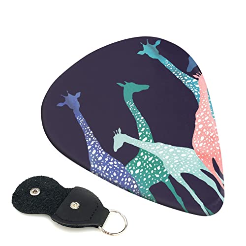 ASDTEHCY Lot de 6 médiators en celluloïd, colorés, pour les amateurs de girafe, fins, moyens et lourds pour guitares… - Les Beatles, Paul McCartney, John Lennon, RIngo Starr, George Harrison ASDTEHCY Lot de 6 médiators en celluloïd, colorés, pour les amateurs de girafe, fins, moyens et lourds pour guitares…