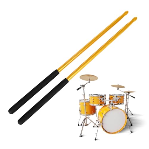 Par de baquetas de aluminio 5A para batería y percusión miniatura 2