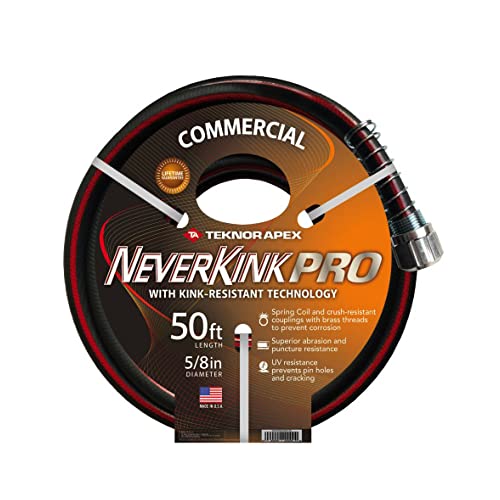 Teknor Apex 8845-50 NeverKink Pro Commercial-Duty Hose - 5/8' x 50'