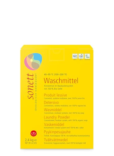 Sonett Waschmittel Pulver Konzentrat, 2.4 kg