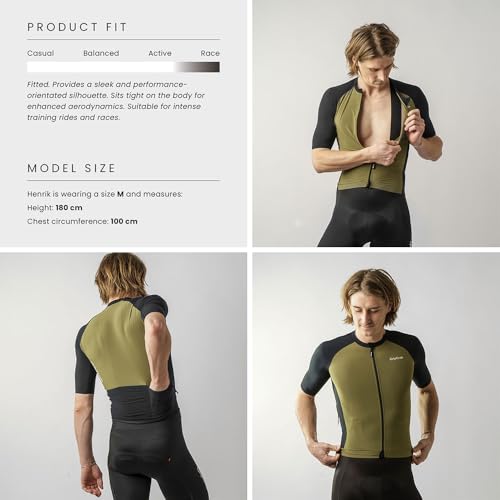 Maillot de cyclisme manches courtes homme GripGrab Grinta pour vélo été - 7