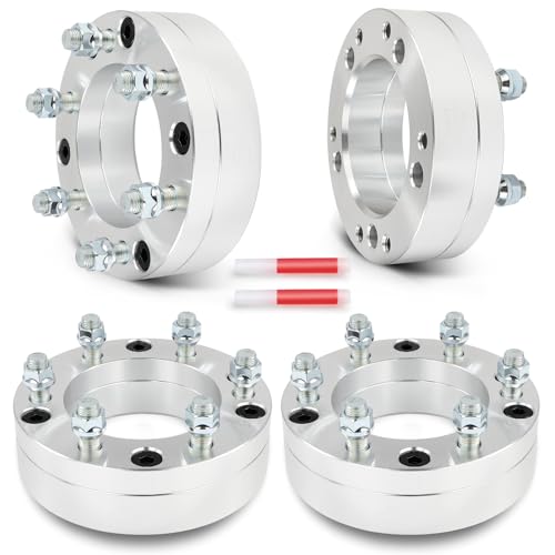 SCITOO 5x5.5 to 6x5.5 Wheel Adapters 2 inch for Ram 1500 2012-2018 1500 Classic 2019-2023 No Hubcentric Wheel Adapters Studs 14x1.5 Bore 108mm 4Pcs