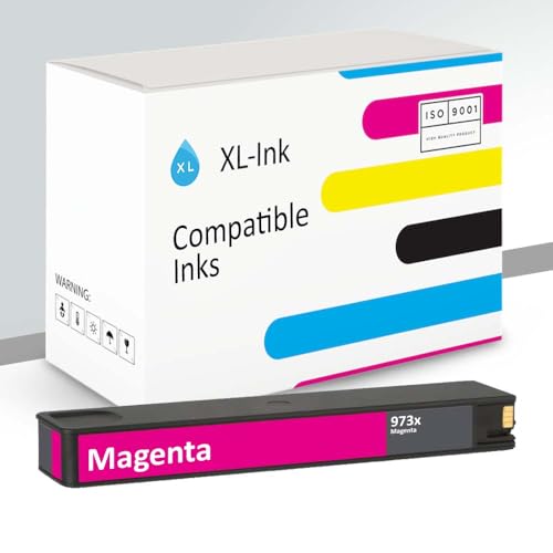 Cartouche HP 973X magenta XL pour imprimantes PageWide Pro 452dn et 477dw
