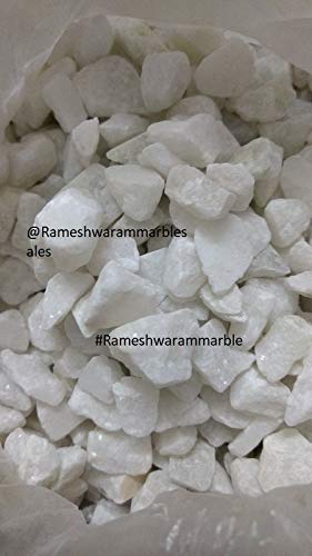 Rameshwaram Marble Decorative Soil Covers Stone Chips, 1Kg