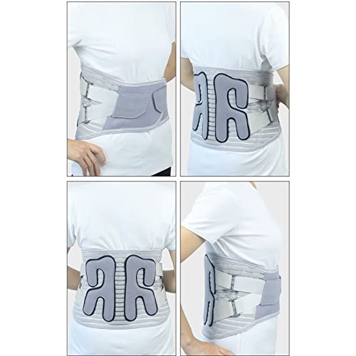 Cinturón de soporte lumbar unisex con protector de disco y refuerzo ergonómico 4