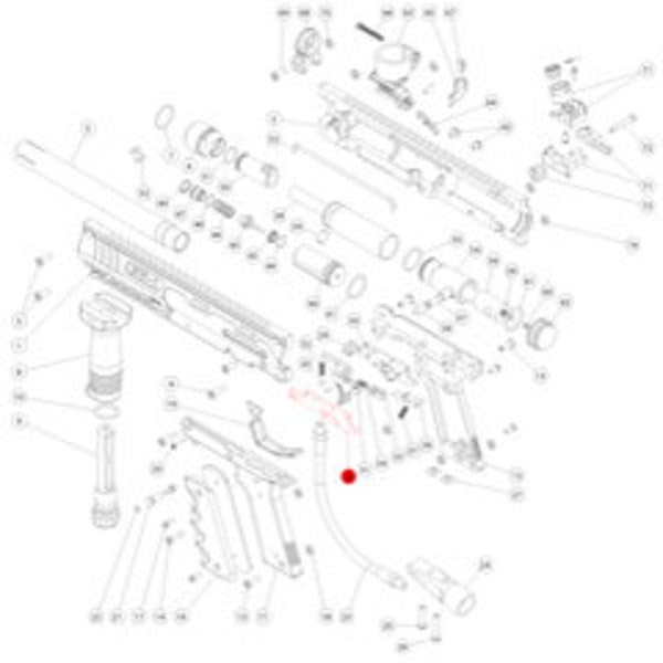 V-Tac Marker Parts - SW1 - Part #28 Trigger Plate Left