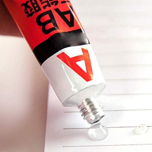 fatteryu 2Pcs 10g+10g Epoxy Resin AB Glue For Plastic Glass Metal Ceramic Strong Adhesive Universal Waterproof Transparent Glue