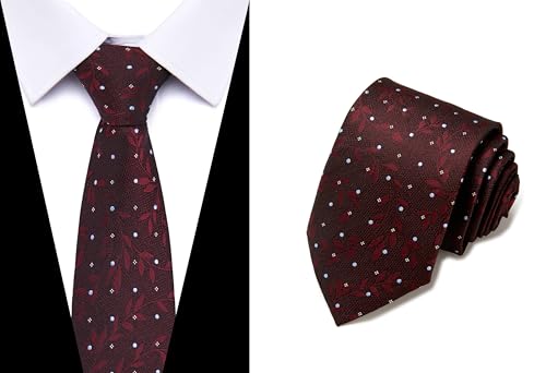 Image of Passabin Tie For Men Necktie Woven Jacquard Neck Ties Set 6 PCS