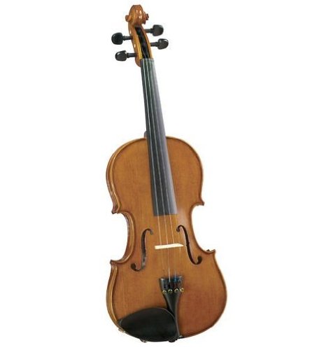212 Main SV-175 .25 Cremona Student .25 Size Violin Outfit with Solid Maple Back and Sides - Translucent Brown