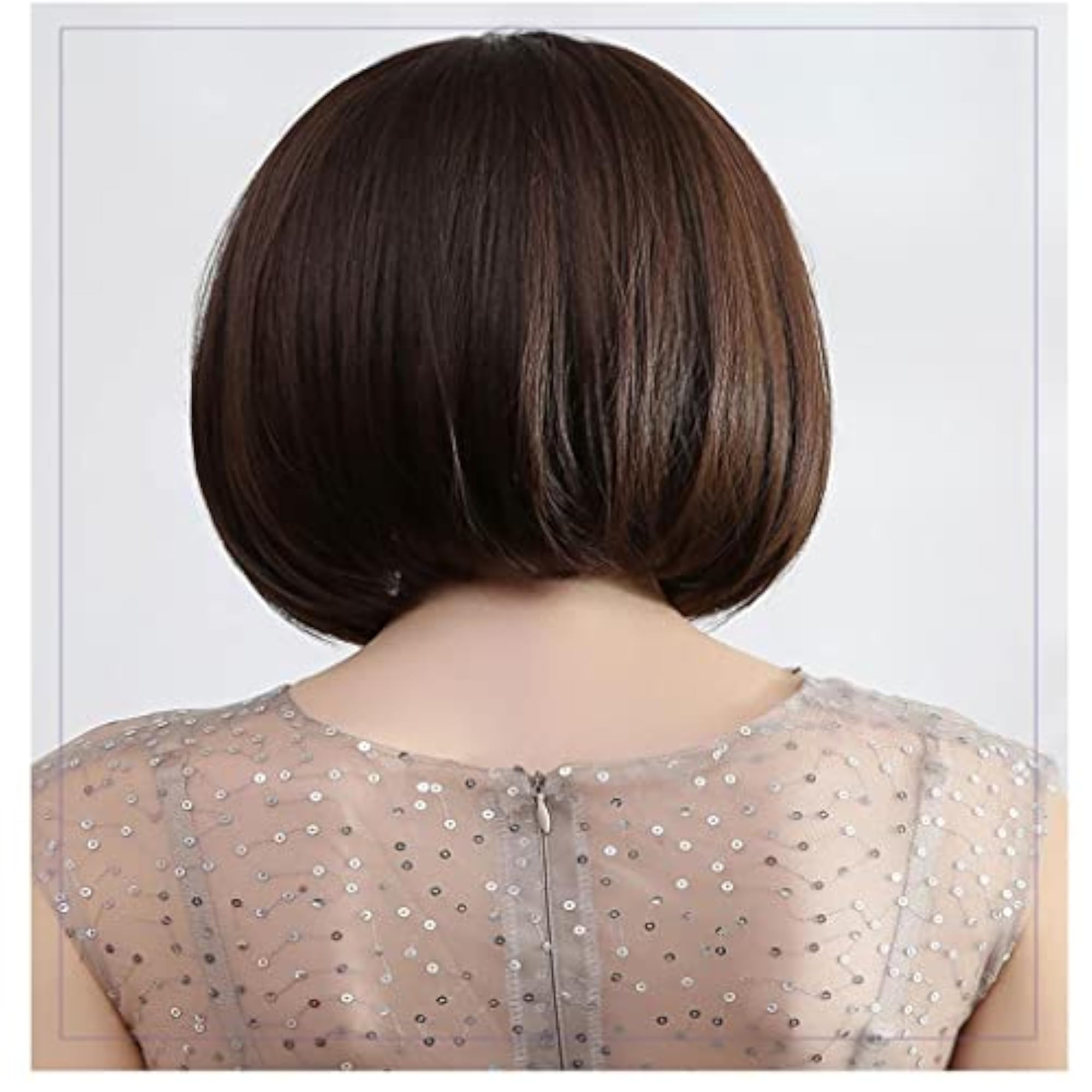 Natural Brown Bob Cosplay Wig for Women