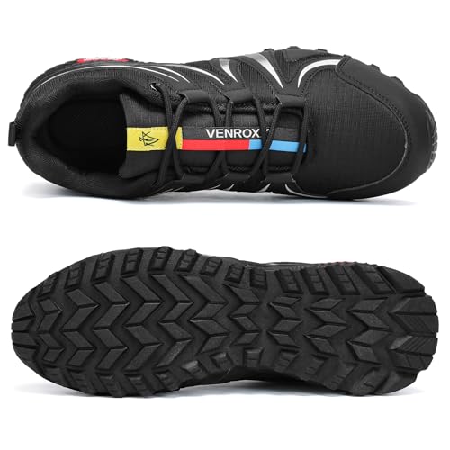 Men's Trail Running Shoes Lightweight Breathable-Mesh Non-Slip for Hiking & Walking Fashion Sneakers3