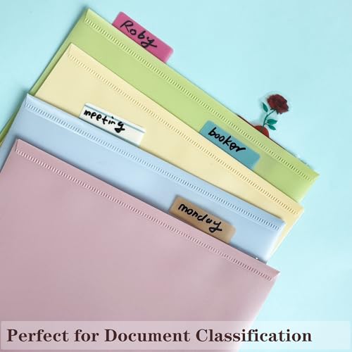 Image of ELII 500 PCS Sticky Index Tabs 21 Sets, Colorful Book Tabs for Notebooks | Sticky Tabs,Page Tabs, Page Markers ,Self Adhesive,Index Labels,Safety Material, Smooth Writing,Transparent,Repositionable