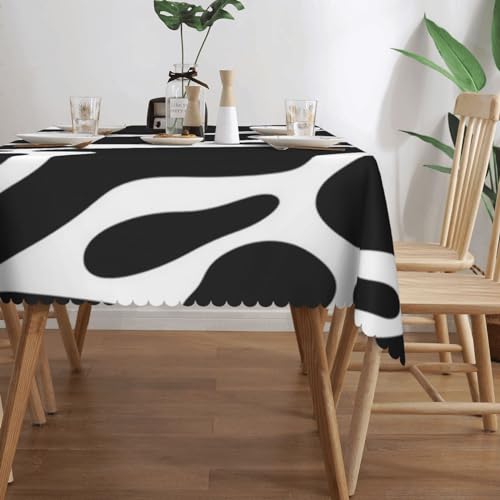 Nappe imperméable imprimée vache lavable et infroissable - 6