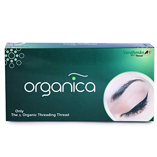 Fil pour sourcils Organica boîte de 8 bobines épilation coton visage