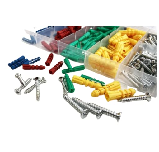 Toolzone 285 Piece Wall Plug and Screw Set