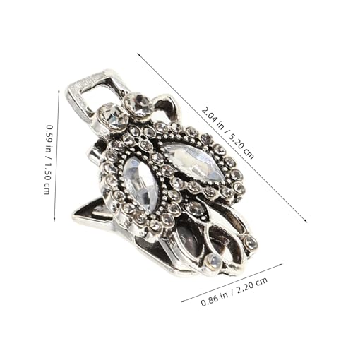 Pince à pull et clip de pull élégant avec chaîne strass pour col - 2
